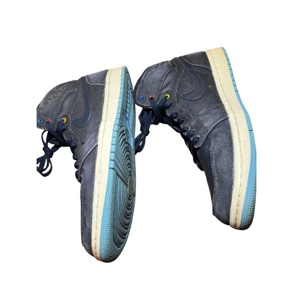 Nike Air Jordan 1 High – Retro Family Forever Navy Canvas – Used No Box Men 11 main image 9